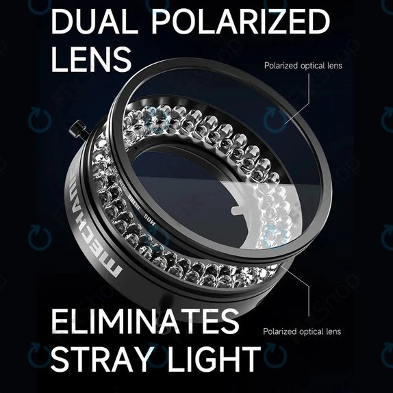 Mechanic LS720 Plus - Polarizált LED mikroszkópos gyűrűs fény