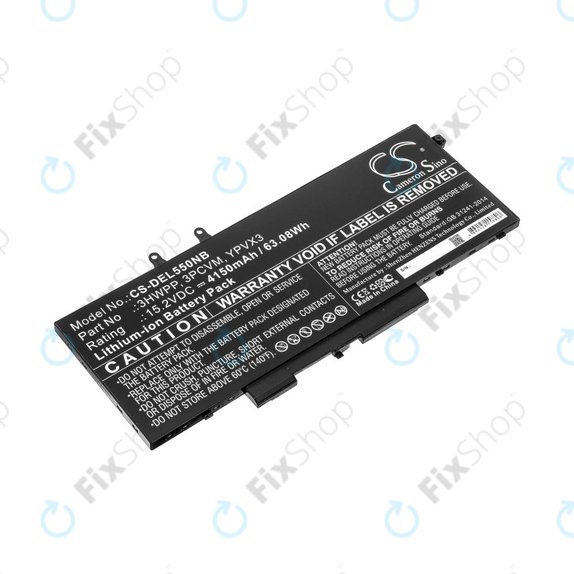 Akkumulátor Dell Latitude 5501, Latitude 5401, Latitude 14 5410, Latitude 15 5511, 4150mAh, Li-Ion, 15.2V, 3HWPP, HQ