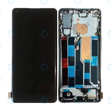 Oppo Reno 4 Pro 5G - LCD Kijelző + Érintőüveg + Keret - REF-OPPOR4P5G01 Genuine Service Pack