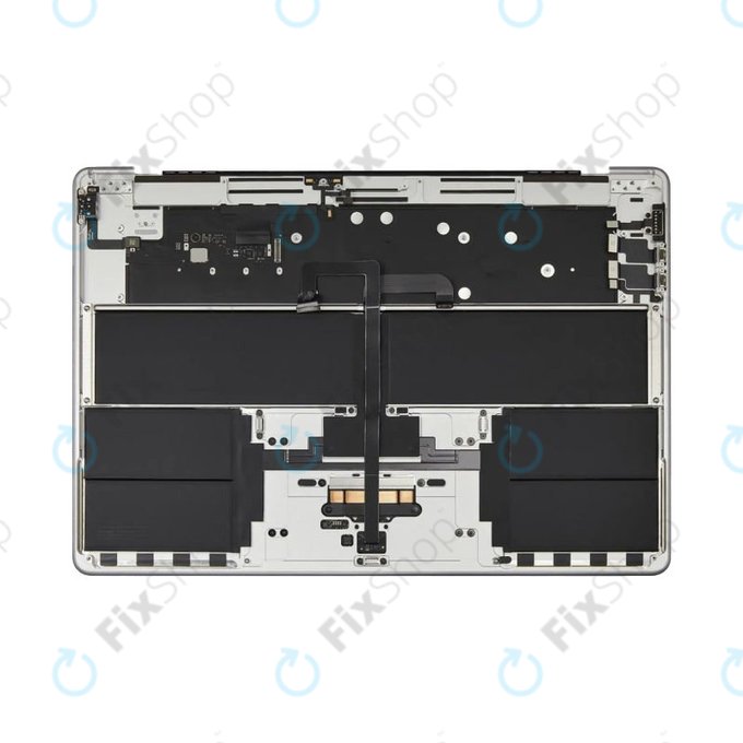 Felső billentyűzetkeret MacBook Air 15", A3114 (2024), US billentyűzettel és akkumulátorral, Silver, 661-40267, Genuine Apple