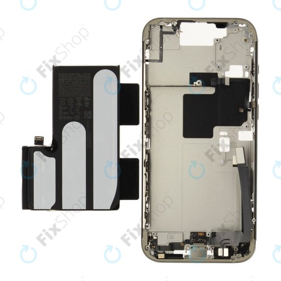 Középső keret akkumulátorral | iPhone 16 Pro Max | White Titanium | ZD076-00694 | Genuine Apple