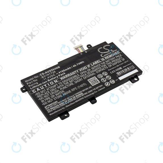 Akkumulátor Asus TUF 504, 505, 554, 656, FX504, Tuf Gaming A15, 4100mAh, Li-Ion, 11.4V, B31N1726, HQ