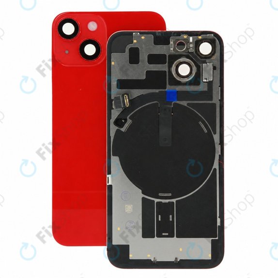 Hátsó ház üveg iPhone 14 készülékhez, (PRODUCT)RED, Pulled A