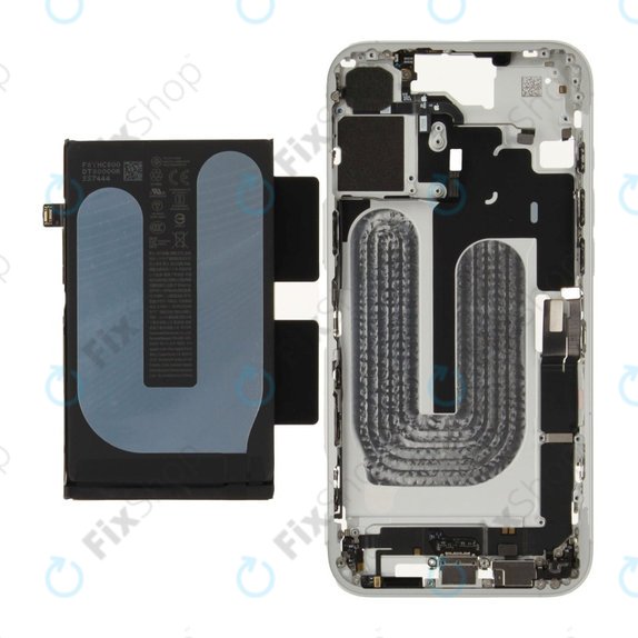 Középső keret akkumulátorral | iPhone 16 Plus | White | ZD076-00685 | Genuine Apple