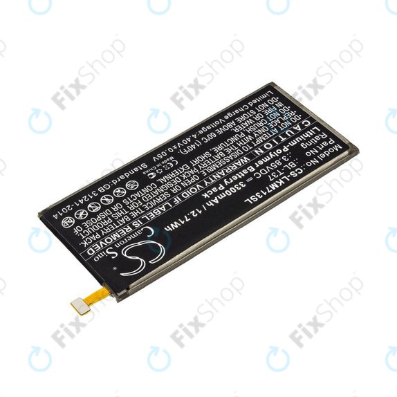 Akkumulátor LG L713dl, LG LG-Q710al, LG Lm-L713dl, 3300mAh, Li-Pol, 3.85V, BL-T37, HQ