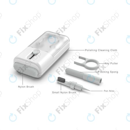 Többfunkciós Kefekészlet Ruha- és Kulcslehúzóval 6in1