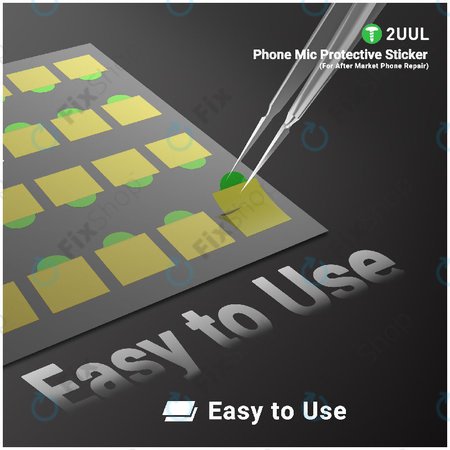 Védőmatrica telefon mikrofonhoz, 2UUL DA32, 500db/csomag