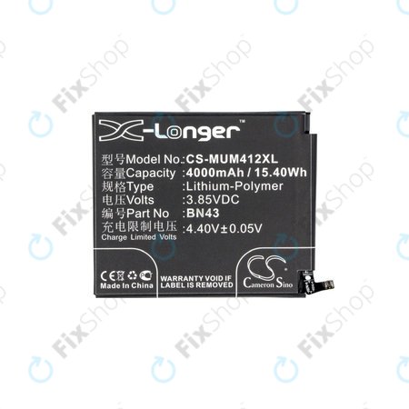 Xiaomi Redmi Note 4X - Akkumulátor BN43 4000mAh HQ