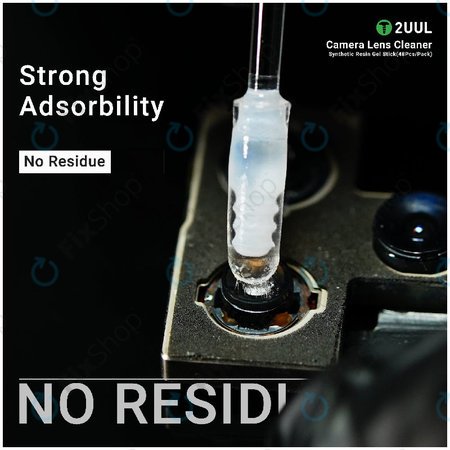 Kamera lencsetisztító gél pálca, műgyanta, 2UUL CL21, 48db/csomag