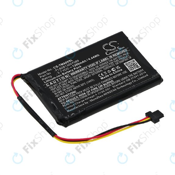 Akkumulátor TomTom One XL Traffic, XL 30 Europe 31, 1200mAh, Li-ion, 3.7V, FLB0813007089, HQ