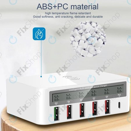 WLX-818F Szerviz töltőállomás USB 3.0-val és USB-C-vel