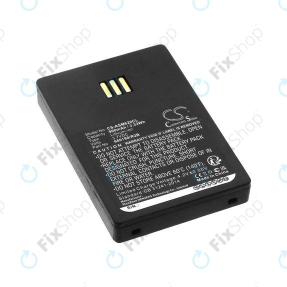 Akkumulátor Siemens Openstage WL3, Ascom, Aastra, Innovaphone, 900mAh, Li-Ion, 3.7V, 660190/R2B, HQ