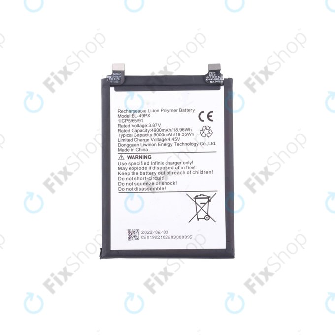 Infinix Hot 30 5G X6832 - Akkumulátor 6000mAh