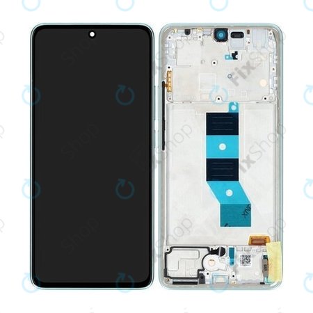Xiaomi Redmi Note 14 5G 24094RAD4G - LCD Kijelző + Érintőüveg + Keret (Coral Green) - 56001800O1700 Genuine Service Pack