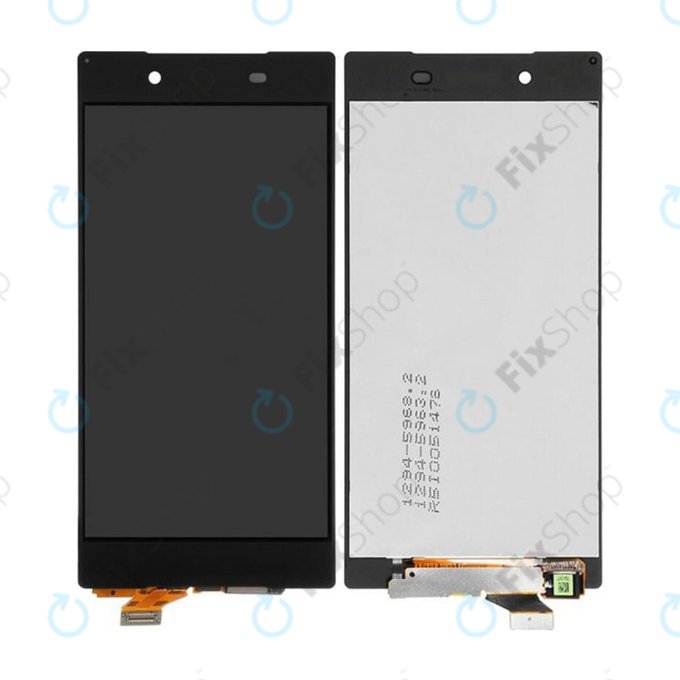 Sony Xperia Z5 E6653, Z5 Dual E6683 - LCD Kijelző + Érintőüveg (Black) TFT