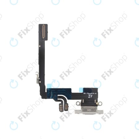 Apple iPhone 16 Pro - Töltő Csatlakozó + Flex Kábel (White Titanium)