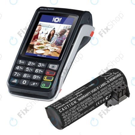 Akkumulátor Ingenico Move 5000, 3000mAh, Li-Ion, 3.7V, F26402376, HQ