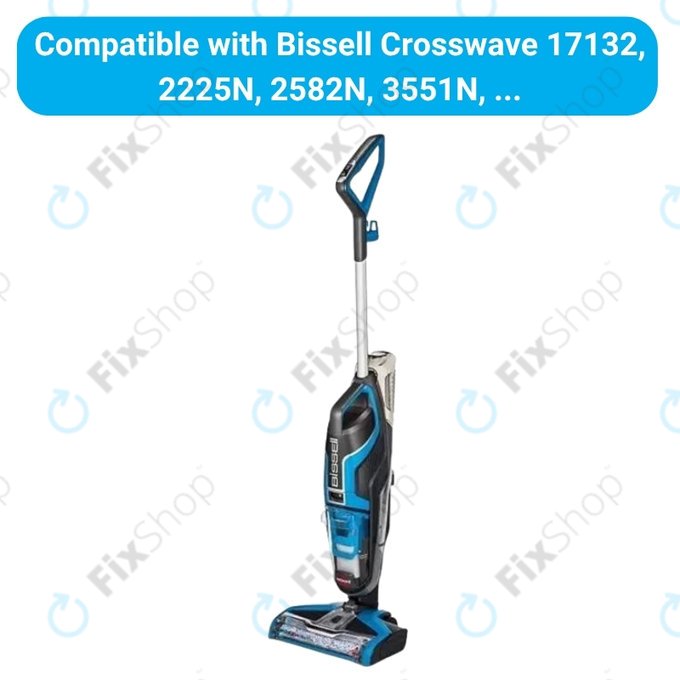 Pótalkatrész készlet Bissell Crosswave 17132, 2225N, 2582N, 3551N (2x forgókefe szőnyegekhez, 2 pár forgókefe különböző felületekhez, 4x Szűrő)