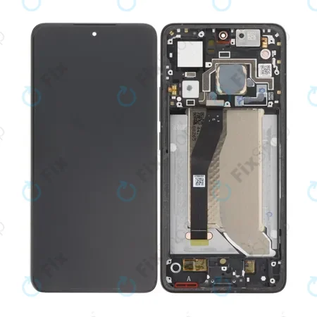 Xiaomi 14T Pro 2407FPN8EG - LCD Kijelző + Érintőüveg + Keret (Titan Black) OLED