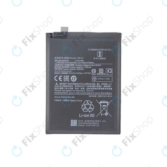 Xiaomi Mi 11 Lite 4G, Mi 11 Lite 5G, 11 Lite 5G NE - Akkumulátor BP42 4250mAh