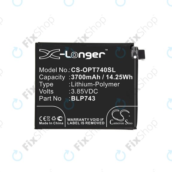 OnePlus 7T - Akkumulátor BLP743 3700mAh HQ