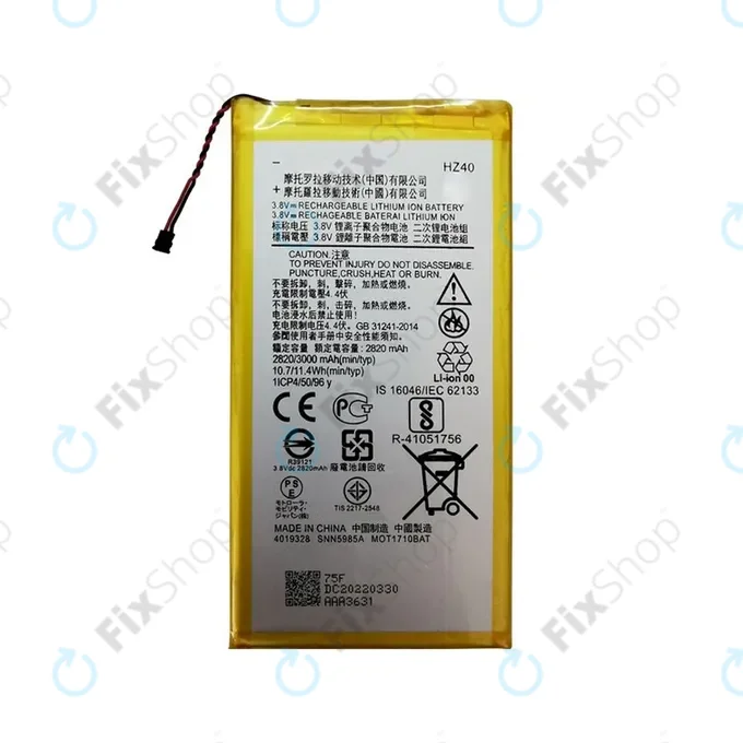 Motorola Moto Z2 Play XT1710-09 - Akkumulátor HZ40 3000mAh