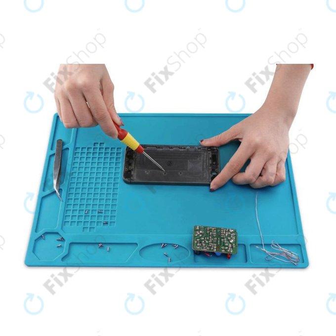 ESD Antisztatikus Hőálló Szilikon Alátét - 32 x 23cm