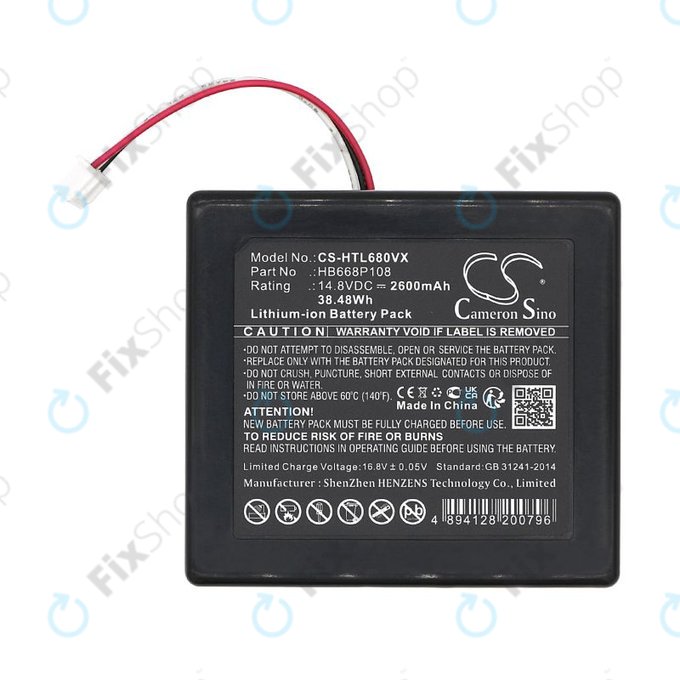 Akkumulátor Hobot Legee 668, Legee 669, 2600mAh, Li-Ion, 14.8V, HB668P108, HQ