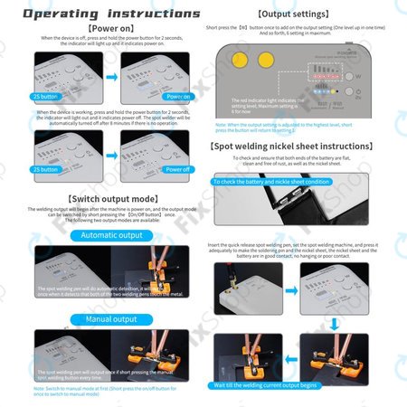 QianLi Macaron - Micro Spot Welder Set for Battery Flex Repair (iPhone 11 - 12 Pro Max)