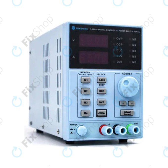 Sunshine P-3005A - Univerzális Szabályozható Tápegység (0-30V, 0-5A)