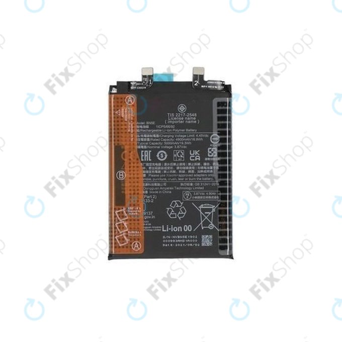 Xiaomi Redmi Note 11 Pro 4G, 11 Pro 5G - Akkumulátor BN5E 5000mAh - 46020000A2LM, 46020000A2LM Genuine Service Pack