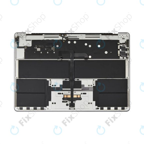 Felső billentyűzetkeret MacBook Air 15", A3114 (2024), US billentyűzettel és akkumulátorral, Silver, 661-40267, Genuine Apple