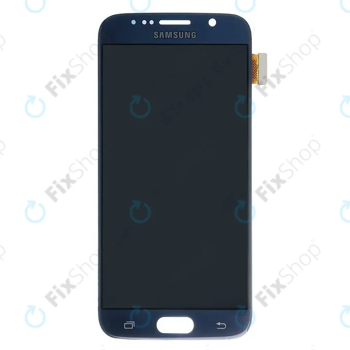 Samsung Galaxy S6 G920F - LCD Kijelző + Érintőüveg (Black Sapphire) - GH97-17260A Genuine Service Pack