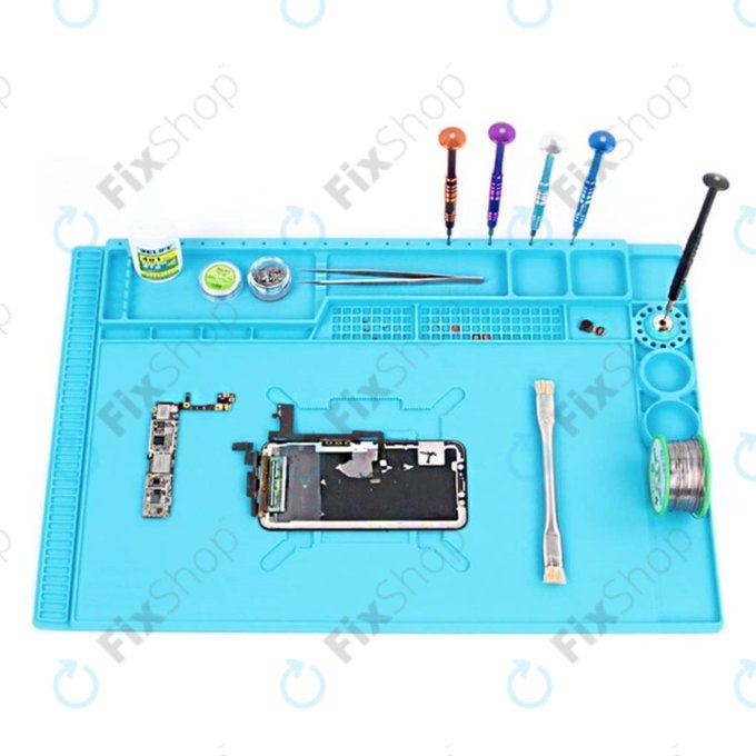 Sunshine SS-004E - ESD Antisztatikus Hőálló Szilikon Alátét - 45 x 30cm