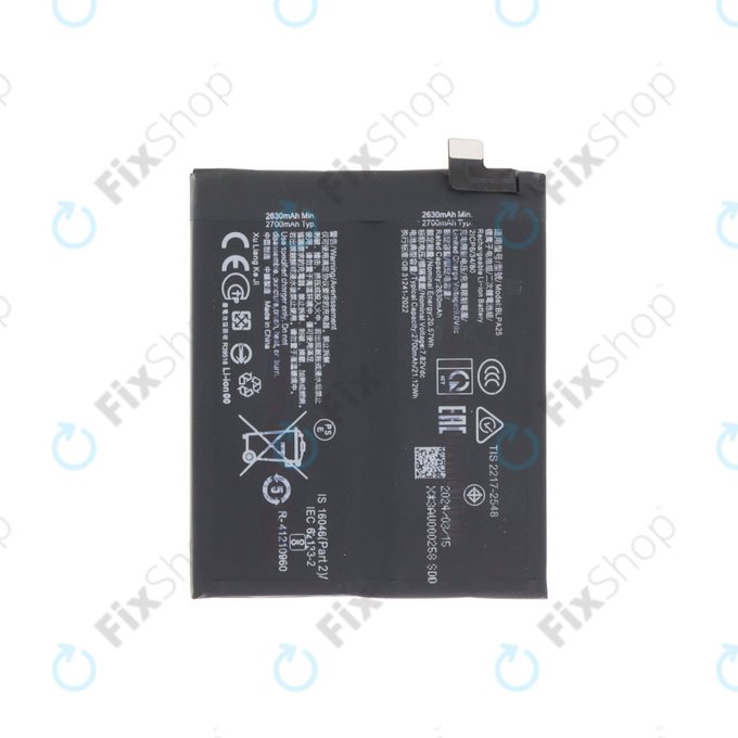OnePlus 12 PJD110 - Akkumulátor BLPA25 5400mAh