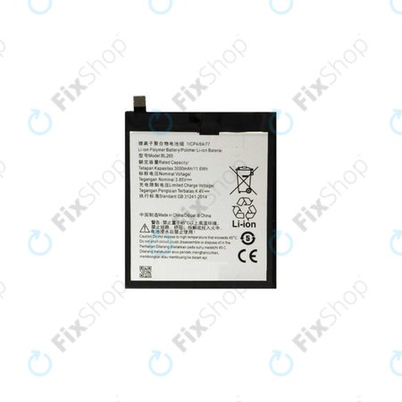 Motorola Moto M XT1663 - Akkumulátor BL265 3000mAh
