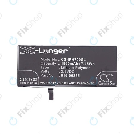 Apple iPhone 7 - Akkumulátor 616-00255 1960mAh HQ