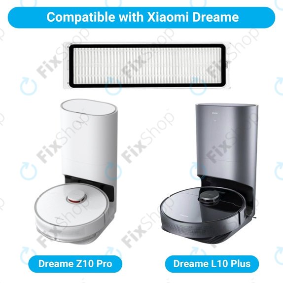 HEPA-szűrő, 2 db Xiaomi Dreame Z10 Pro, L10 Plus, W10, D20 Pro, Xiaomi Robot Vacuum X10+, X20+, S10+, S20+