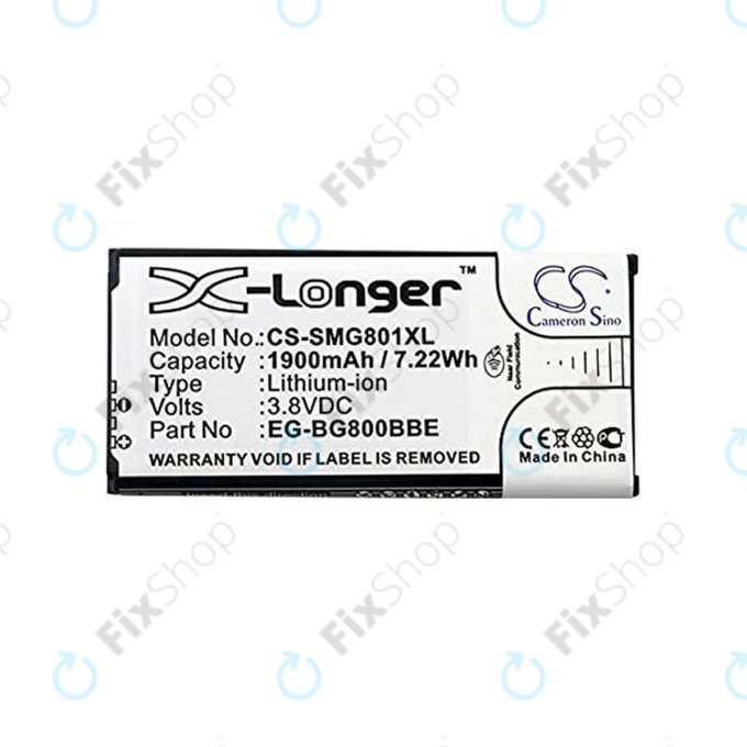 Samsung Galaxy S5 Mini G800F - Akkumulátor EB-BG800BBE 1900mAh HQ