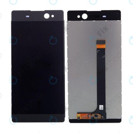 Sony Xperia XA Ultra F3211 - LCD Kijelző + Érintőüveg (Black) TFT