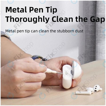 Tisztító toll - vezeték nélküli fülhallgatókhoz, fehér