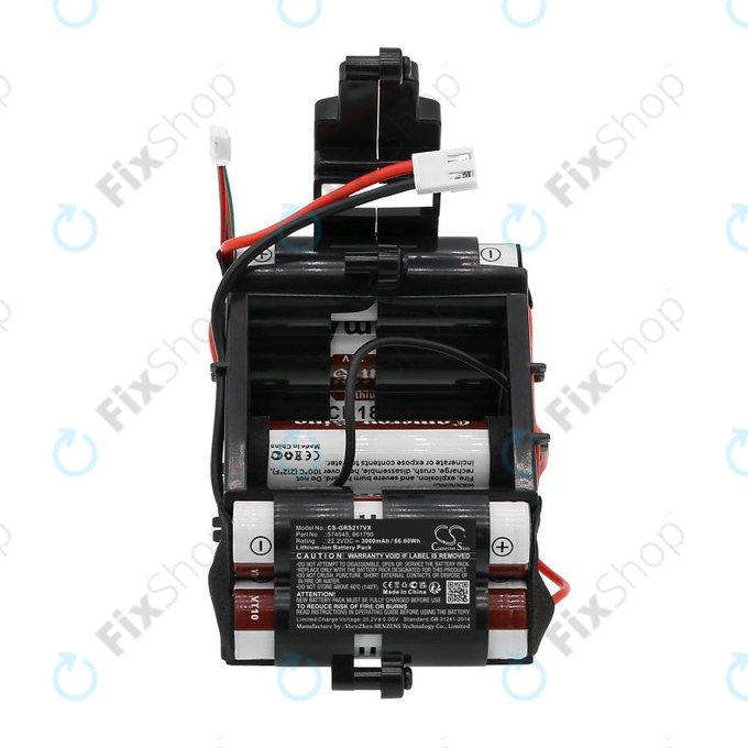 Akkumulátor Gorenje 568211, SVC216F, 3000mAh, Li-Ion, 22.2V, 574545, HQ