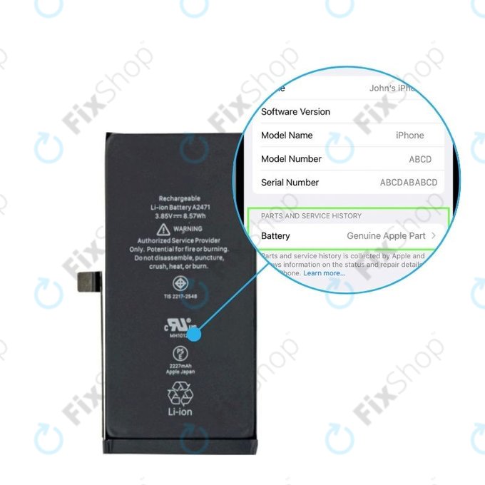 Akkumulátor | iPhone 12 Mini | 661-17939 | 2227mAh | Genuine Apple