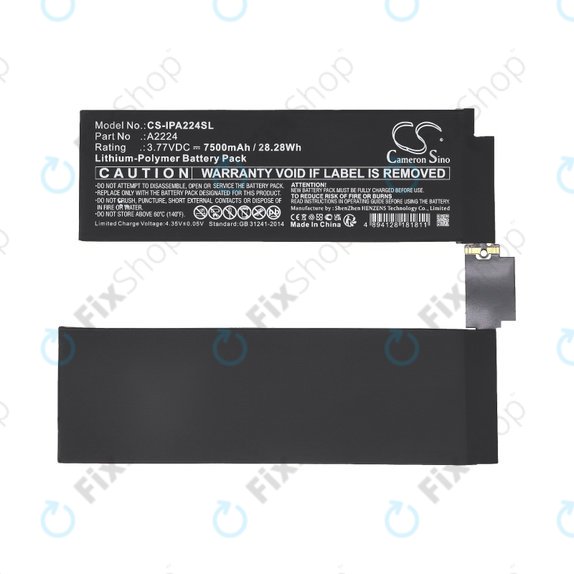 Apple iPad Pro 11.0 (2nd Gen 2020) - Akkumulátor A2224 7500mAh HQ