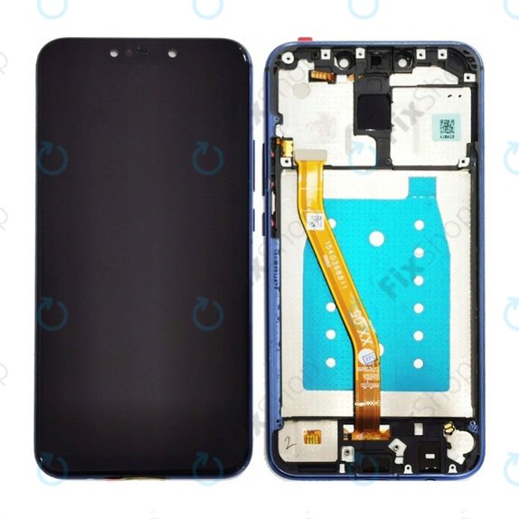 Huawei Mate 20 Lite - LCD Kijelző + Érintőüveg + Keret (Black) TFT