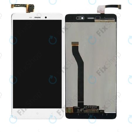 Xiaomi Redmi 4 Pro - LCD Kijelző + Érintőüveg (White) TFT