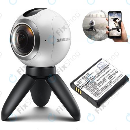 Akkumulátor Samsung Gear 360, 1300mAh, Li-Ion, 3.85V, EB-BC200ABE, HQ