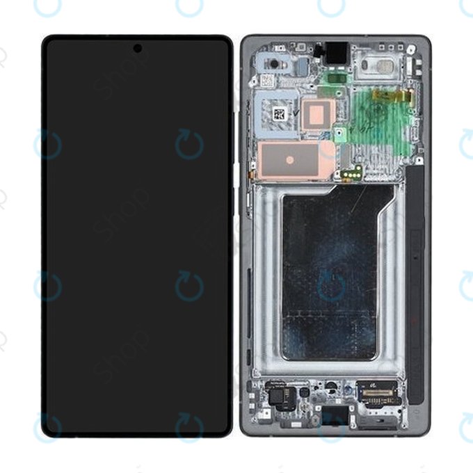 Samsung Galaxy S25 Ultra - LCD Kijelző + Érintőüveg + Keret (Titanium Black) - GH82-36387D Genuine Service Pack