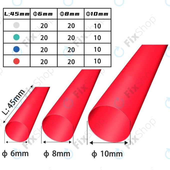 2UUL - Pre-Cut Heat Shrink Tubing Set (200db)