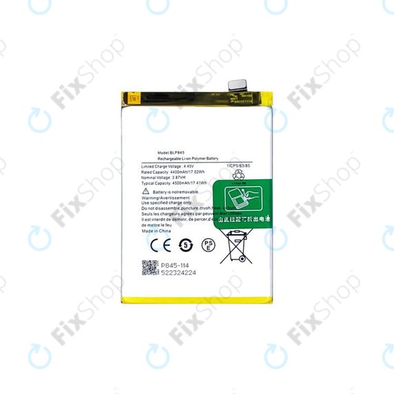 OnePlus Nord CE 5G - Akkumulátor BLP845 4500mAh